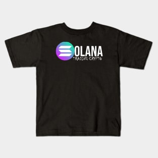 Solana Crypto Design Kids T-Shirt